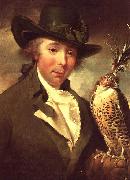 Philip Reinagle Man with Falcon Spain oil painting artist